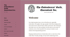 Desktop Screenshot of embroiderersguildqld.org.au